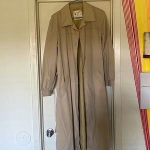 London fog trench coat